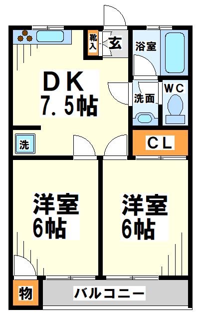 コートアライ  間取り