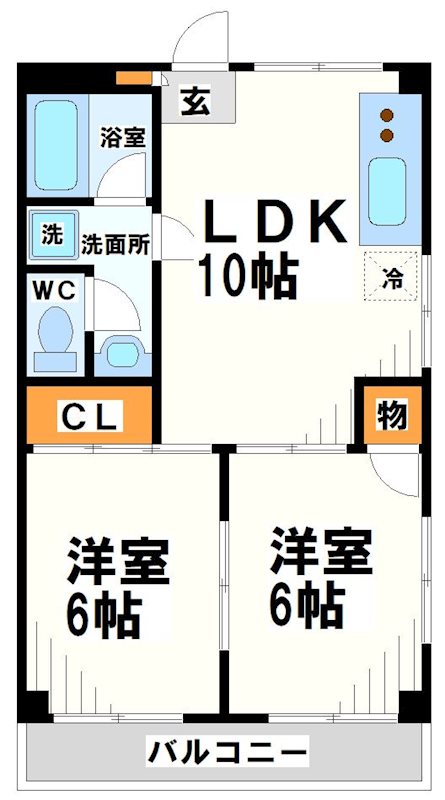 第３中村コーポ  間取り