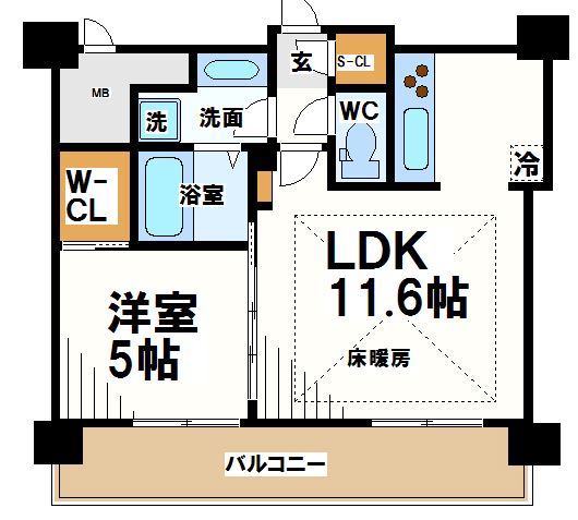 セントラルレジデンス調布ステーションコート    間取り