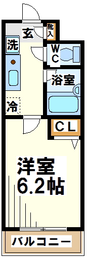 スカイコスモ国領 間取り