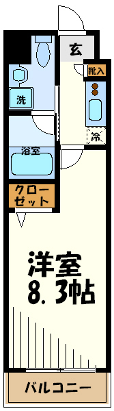 クール  間取り