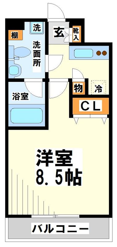スパシエエクレクト  間取り