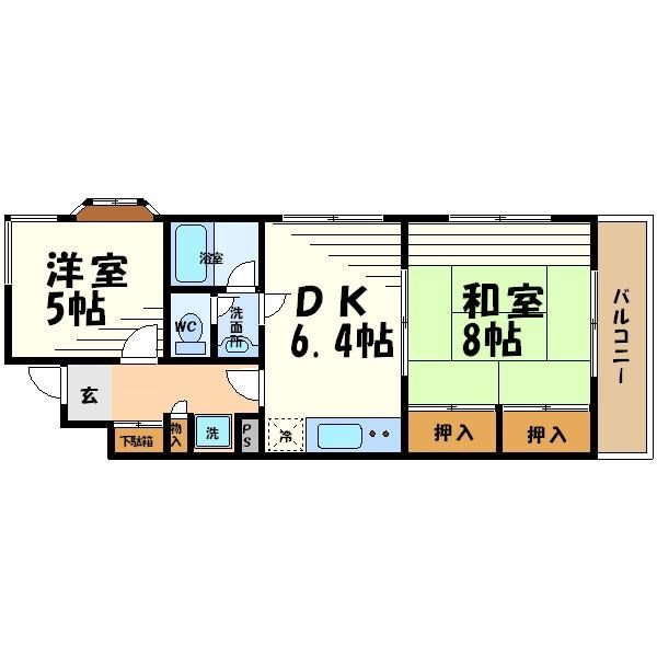 調布ヶ丘レジデンス    間取り