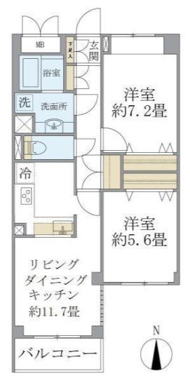 KDXレジデンス杉並方南町 間取り