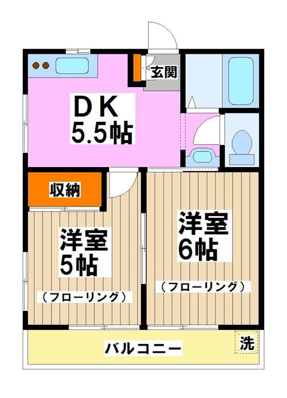 コーポさつき 間取り