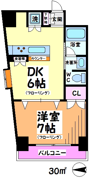 プログレス下高井戸  間取り