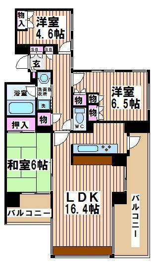 グランドメゾン府中宮町  間取り