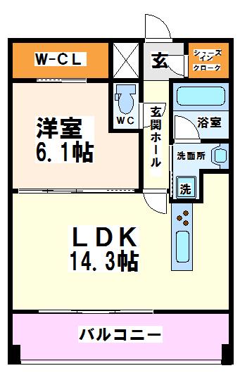 ズーム府中   間取り