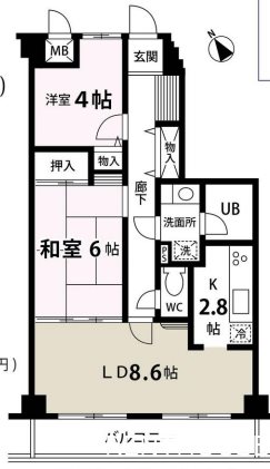 つつじヶ丘ダイヤモンドマンション 間取り