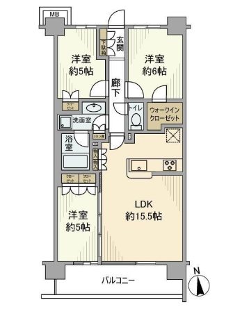 ローレルコート府中白糸台 間取り