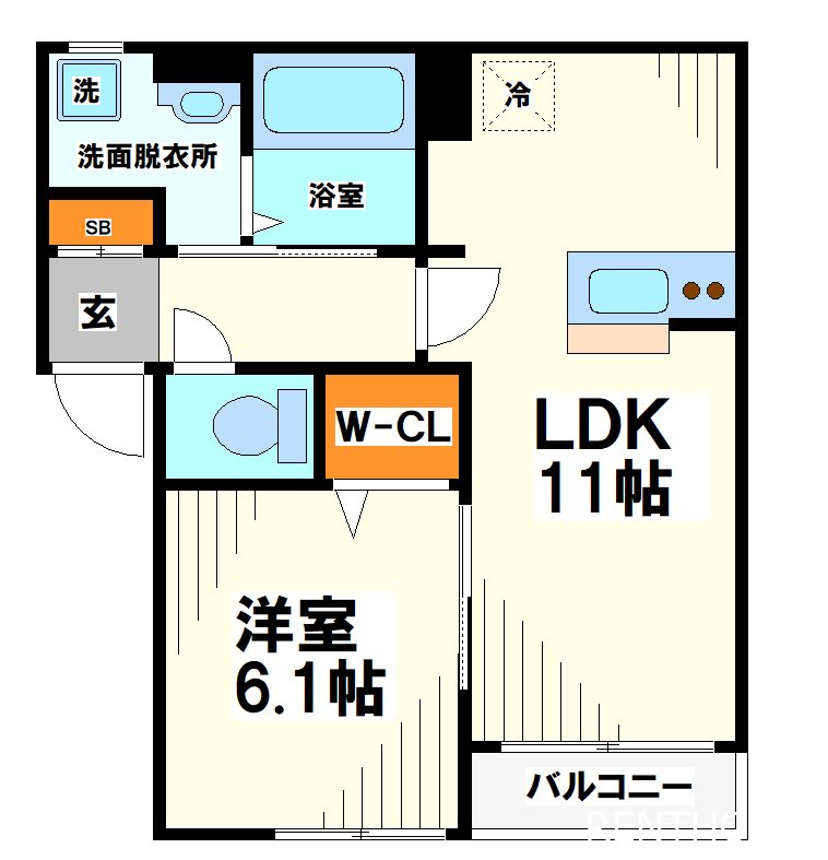 edisolana調布【エディソラーナ】 間取り