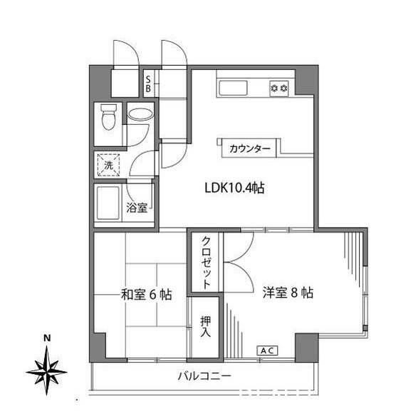 ハイムカミヨ    間取り