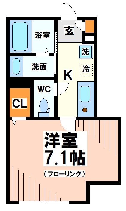 esカーサ幡ヶ谷（エスカーサ幡ヶ谷） 間取り