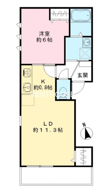 クリサンテーモ   間取り