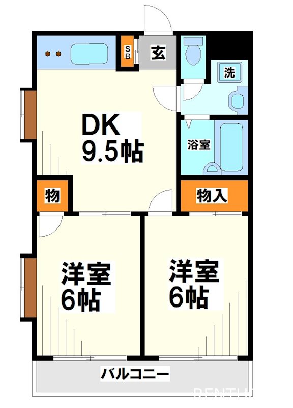 パストラルマンションＭⅡ    間取り