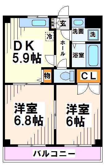 カーサ   間取り