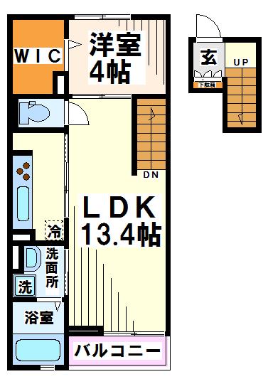 メープルコート   間取り