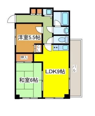 ローズマンション白糸台第3  間取り