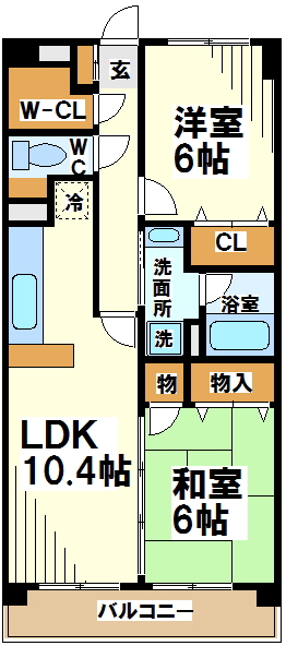 セピアコート   間取り