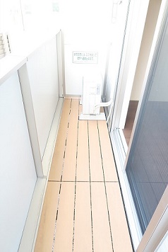 トレゾール  ベランダ