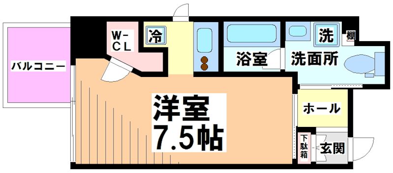 ステージファースト明大前アジールコート  間取り