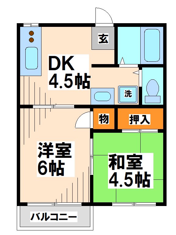 スプリームⅠ 間取り