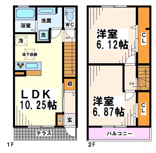シャルムセジュール武蔵野   間取り