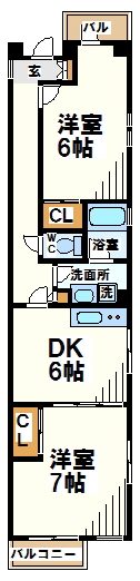 調布ふじ村ビル    間取り