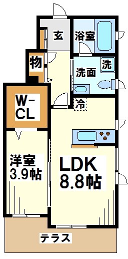 ヴィルヌ―ブ多摩川  間取り
