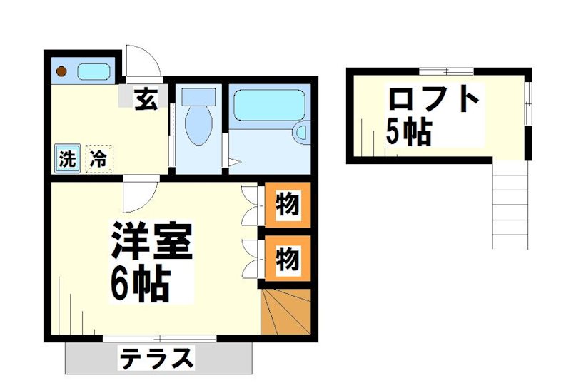 調布ヶ丘1丁目戸建   間取り
