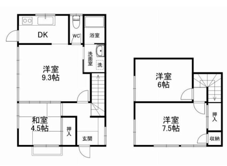 金杉コーポ 間取り