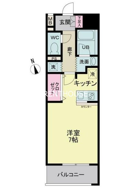 ブルージュ  間取り