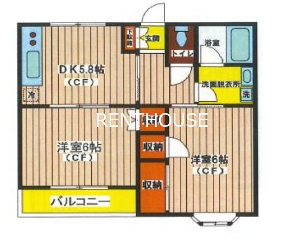 エミネンス国立　当社管理物件  間取り