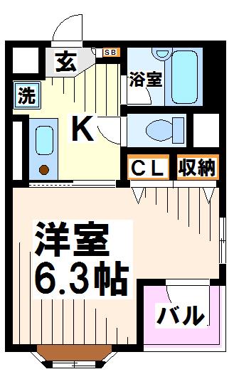 スクエア尾崎  間取り