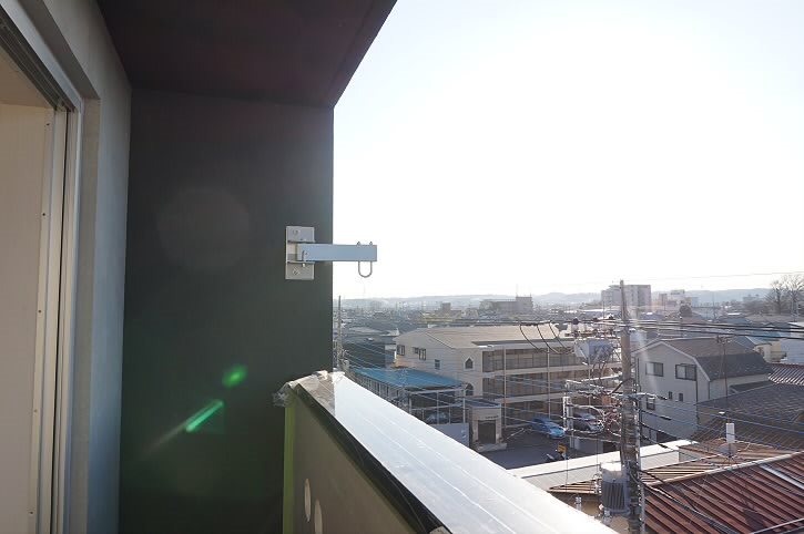 国領YKマンション   ベランダ