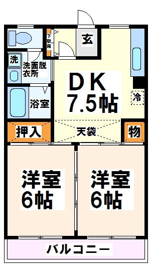 ドマーニ府中  間取り