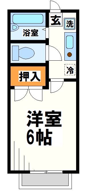 コーポM2    間取り