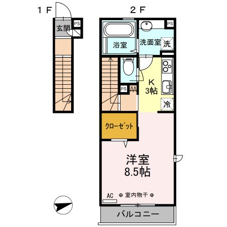 ヴェルサン調布  間取り