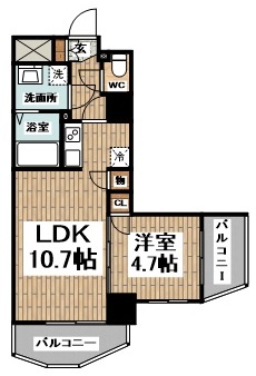カスタリア初台 間取り