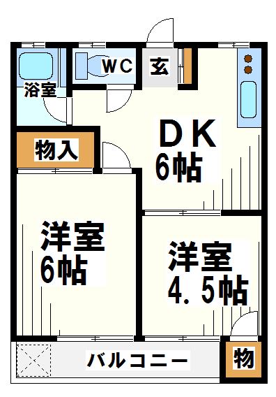 カーサキシ     間取り