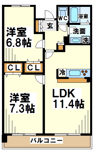 パレソレイユ 間取り