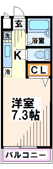 ハイツ空眠  間取り図