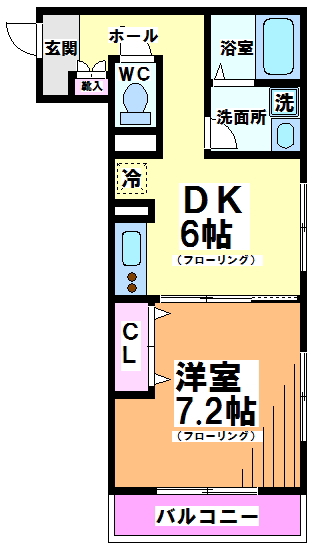 Berg　（ベルク）当社管理物件 間取り