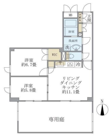 KDXレジデンス杉並方南町 間取り