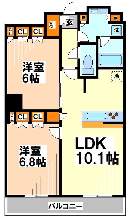 ザ・パークハウス西新宿タワー60  間取り