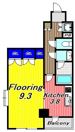 パレステュディオ新宿パークサイド 間取り
