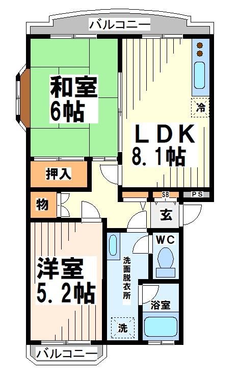 レジデンス八雲台    間取り