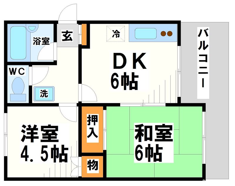 咏舞 【当社管理物件】  間取り