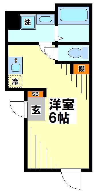 HW　HILLS幡ヶ谷  間取り