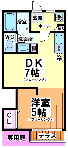 メゾネットMK　当社管理物件  間取り
